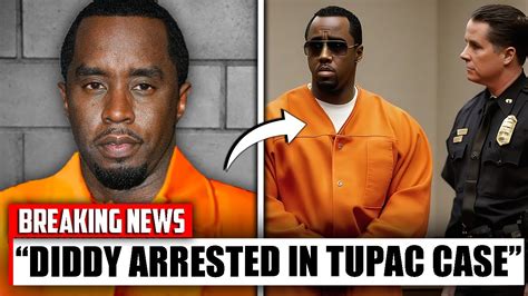 p diddy arrested tupac