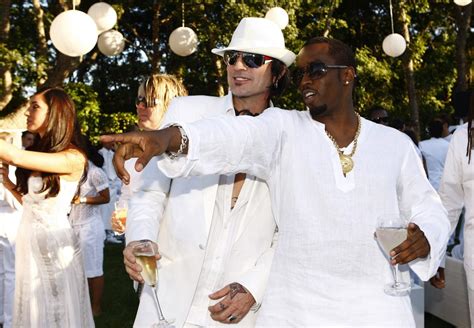 p diddy white party pictures