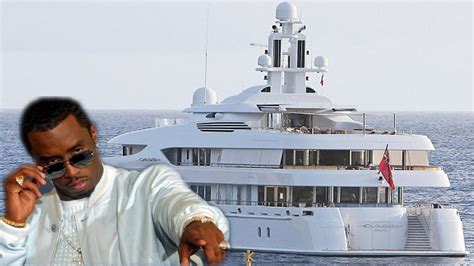 p diddy yacht pictures