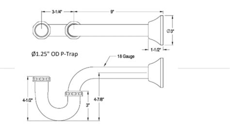 P Trap Size For Kitchen Sink