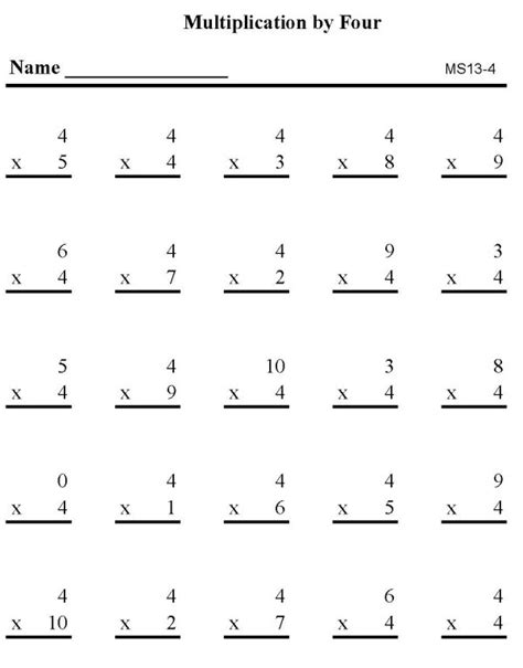 P4 Maths Worksheets Free