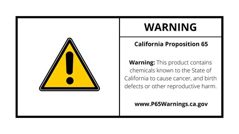 P65 Warning Fridge