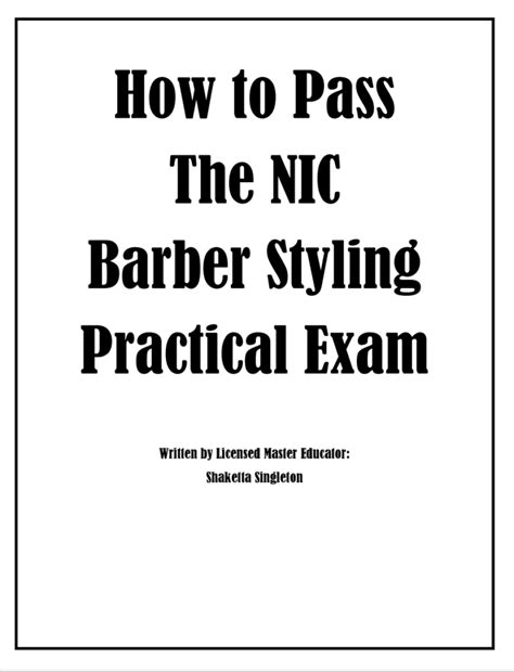 pa barber practical exam