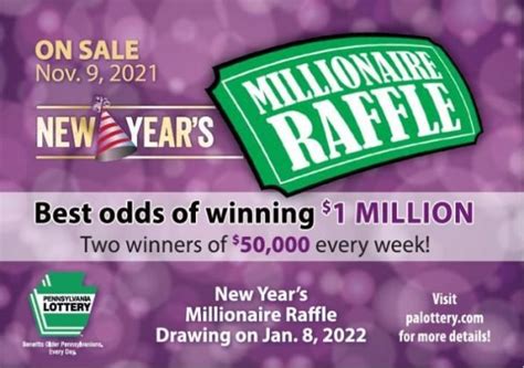 pa lottery millionaire raffle 2021