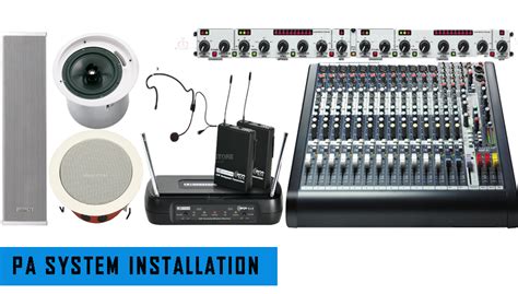 Pa System Installation