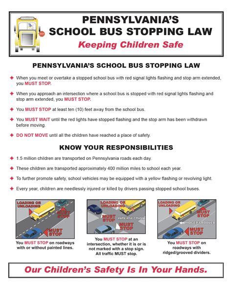 pa title 75 school bus violation
