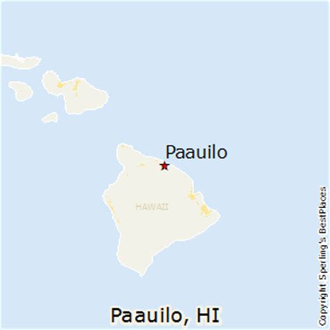Paauilo Hi Map
