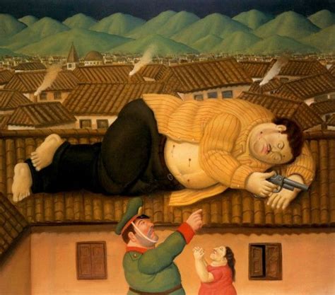 pablo escobar muerto fernando botero 2006