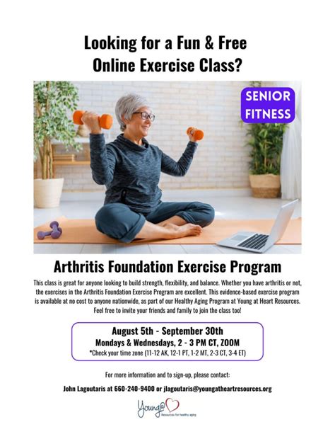 Pace Arthritis Foundation Exercise Program