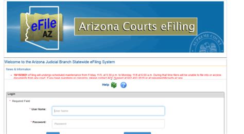 pacer e-filing arizona district court