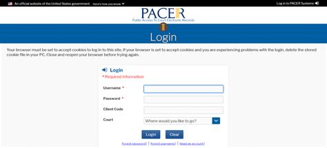 pacer login dc circuit