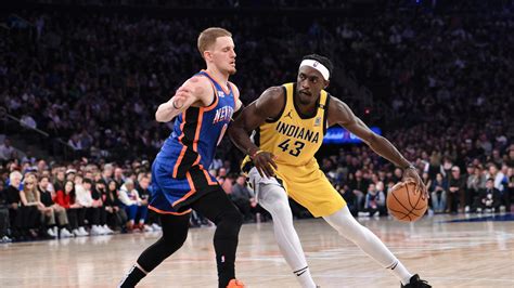 pacers vs knicks live box score today