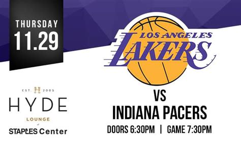pacers vs lakers tickets