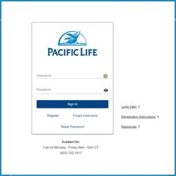 pacific life pension annuity login