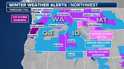 pacific northwest winter storm warning
