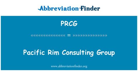 pacific rim consulting group