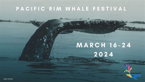 pacific rim whale festival 2023