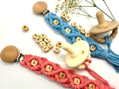 Pacifier Holder Macrame