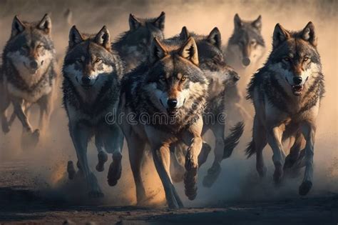 pack of hungry wolves