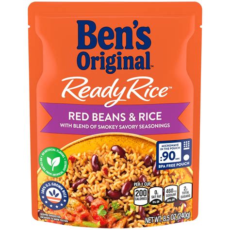 packaged red beans and rice