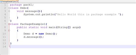 packages in java with example program