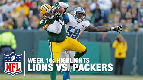 packer game vs lions highlights