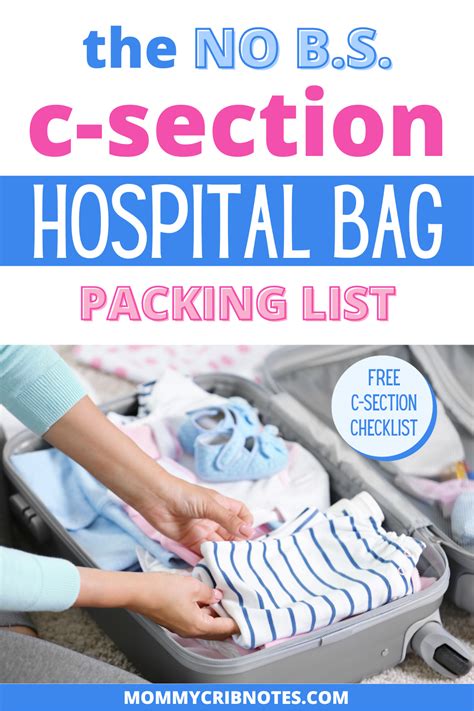 Packing A Bag For A C Section