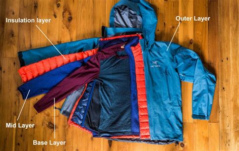 packing layers for hiking