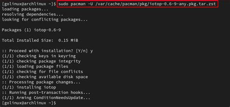 Pacman Install From File