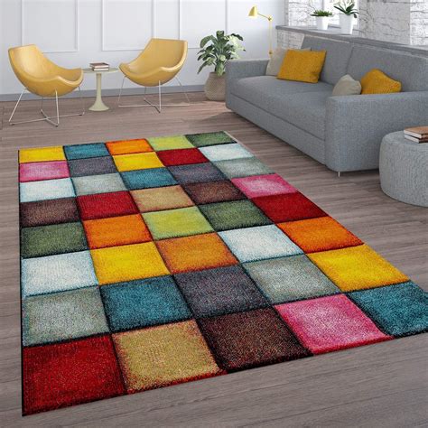 Paco Home Designer Teppich Modern Trendiger Kurzflor Teppich Meliert in