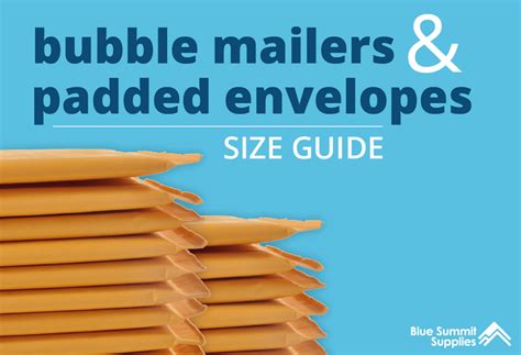 An Ultimate Guide to Bubble Mailer and Padded Envelope Sizes Blue