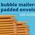 padded mailer size chart