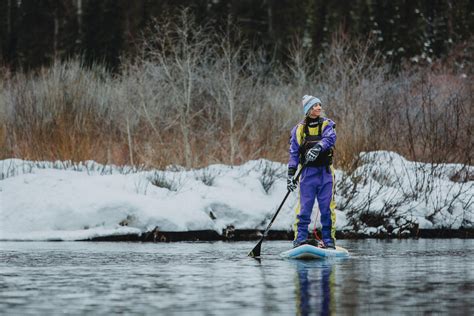 Paddleboarding In Winter