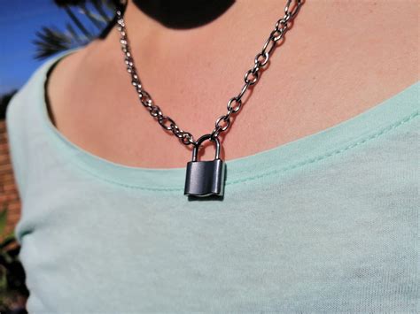Padlock For Necklace