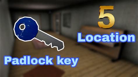 Padlock Key Granny Roblox