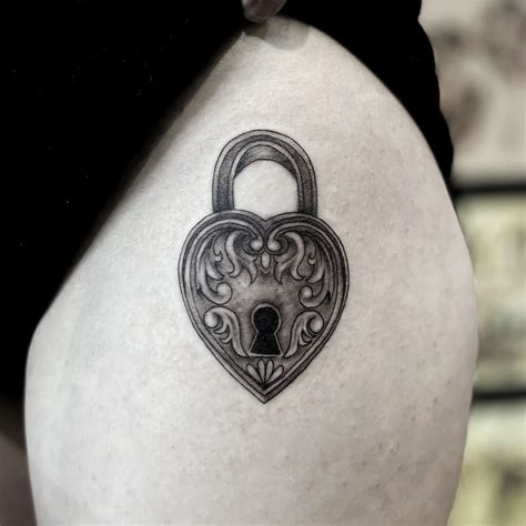 Padlock Key Tattoo