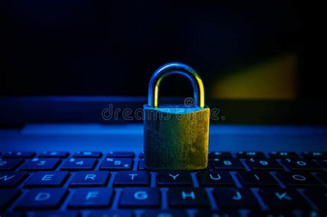 Padlock Light On Keyboard