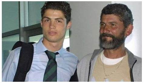 Cristiano Ronaldo con su padre Dinis Aveiro