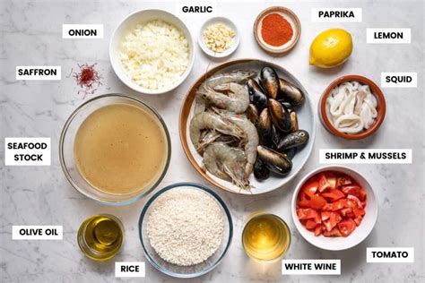 Paella Ingredients Origin