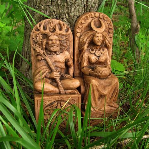 pagan garden statues