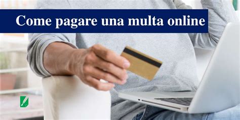 pagare una multa online