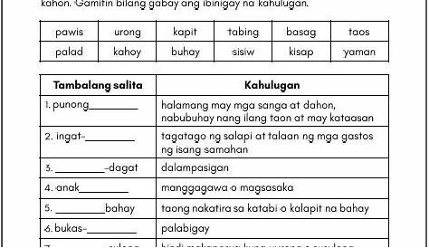 PIVOT FILIPINO 3 QUARTER 4 WEEK 6: PAGBUO NG TAMBALANG SALITA - YouTube