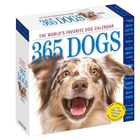 Discover The Joy Of Owning A Page-A-Day Dog Calendar 2024