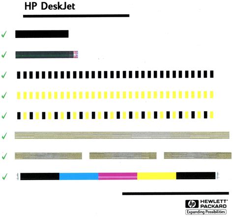 Hp Color Inkjet Printer Test Page Transborder Media