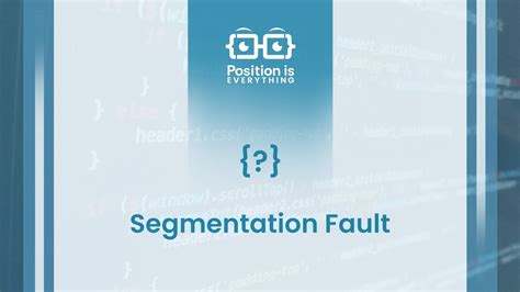 Page Fault And Segmentation Fault