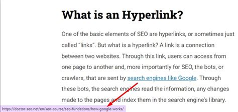 Page Hyperlink Example