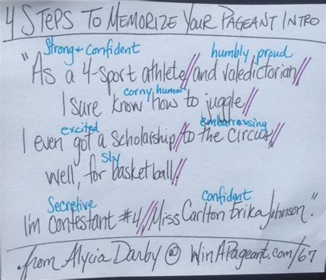 pageant intro examples