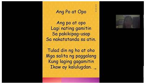 Wastong paggamit ng po, opo, ho, at oho | @sironieschannel2631 - YouTube