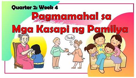 Quarter 2 - Week 4 : Pagmamahal sa Kasapi ng Pamilya - YouTube