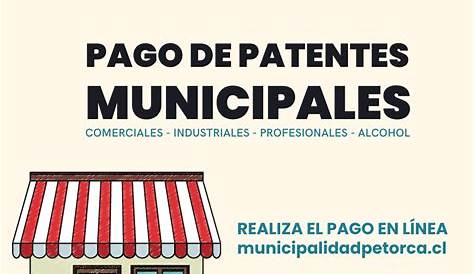 FORMULARIO DE SOLICITUD DE PAGO DE PATENTES COMERCIALES – Municipalidad
